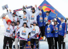 Pirmajā dīķu hokeja čempionātā uzvar Talsu komanda