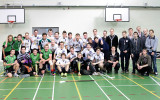 Foto: RTU uzvar Augstskolu florbola līgā