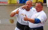 Foto: Latvijas atklātais spēkavīru čempionāts pāru ieskaitē
