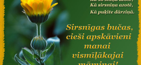 Apsveikuma kartiņa: Manai vismīļākajai māmiņai!