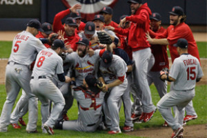 "Cardinals" un "Rangers" cīnīsies par "World Series" čempionu titulu