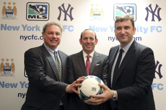 "Manchester City" un "New York Yankees" veidos jaunu MLS klubu "Manchester City" un "New York Yankees" veidos jaunu MLS klubu