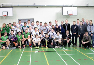 Foto: RTU uzvar Augstskolu florbola līgā Foto: RTU uzvar Augstskolu florbola līgā
