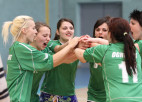 Foto: Lielvārdē notiek volejbola turnīrs vidusskolniecēm