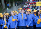 Foto: Latvijas Jaunatnes olimpiādes atklāšana