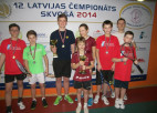 Latvijas čempionātā skvošā dominē jaunie jelgavnieki