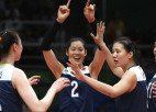 Serbijas un Ķīnas volejbolistes sasniedz olimpisko finālu