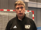 Video: Treneris Uščins par situāciju ar Krištopānu: "Līdz spēlei viss būs kārtībā"