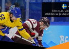 Video: Pēcgarša pēc Latvija-Zviedrija olimpiskā hokeja mača kopā ar Robertu Bukartu
