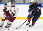 Video: U18 pasaules čempionātā Latvijas hokejistiem 3:13 pret amerikāņiem