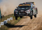 Kens Bloks izcīna pirmo uzvaru ar "Hyundai i20 Coupe WRC"