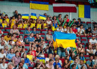 Bagatska vadītā Ukrainas izlase uzvar Rīgā un iekļūst nākamajā kārtā