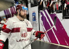 Video: Latvijas hokejisti piekāpjas kanādiešiem un kvalificējas cīņai par PČ bronzu