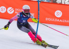 Zvejniekam un Saļņikovai divas uzvaras FIS Baltijas kausa slalomā Siguldā