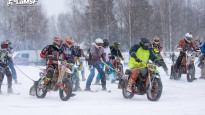 Latvijas čempionāta skijoringā un ziemas motokrosā II posms