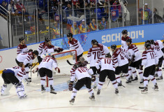 Latvijas hokeja izlases spēles olimpiādē - gada skatītākās TV pārraides