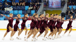 Latvija samierinās ar pēdējo vietu pasaules čempionātā sinhronajā slidošanā