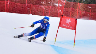 BK 6. posmā kalnu slēpošanā un Latvijas jauniešu čempionātā trijiem trešās uzvaras