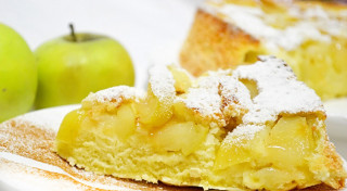 Vienkāršā ābolu kūka