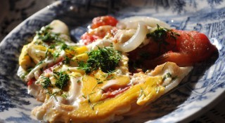Brokastīs omlete lietuviešu gaumē