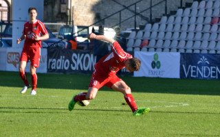 Foto: "Skonto" pārliecinoši apspēlē  "Daugavpils" futbolistus