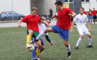 Foto: Ogres novada atklātais čempionāts futbolā tuvojas noslēgumam