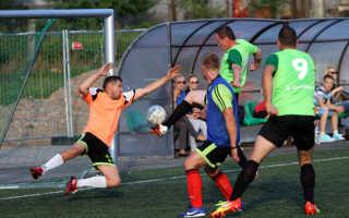 Foto: Ogres futbola čempionāts jau pāri ekvatoram