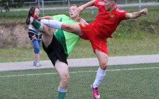 Foto: Ogres futbola čempionāts tuvojas finišam