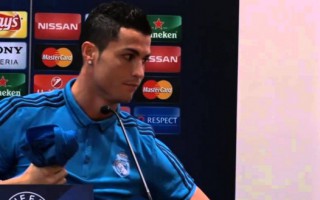 Video: Ronaldu apvainojas un pamet preses konferenci