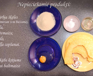 Fotorecepte: Cepta ķirbjmaize soli pa solim