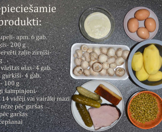 Fotorecepte: Kartupeļu salāti soli pa solim