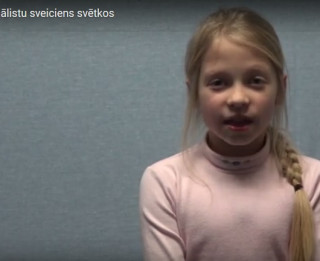 Video: Video sveiciens no bērniem - Latvijai
