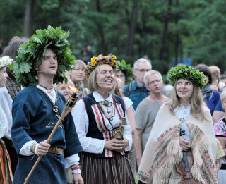 Tradicionālās Jāņu nakts svinības Dzegužkalnā