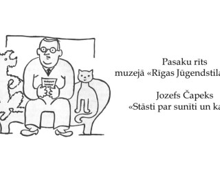 Muzejs “Rīgas Jūgendstila centrs” aicina uz pasaku rītu  “Stāsti par sunīti un kaķīti”
