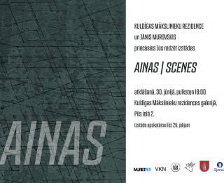 Kuldīgas Mākslinieku rezidences galerijā skatāma Jāņa Murovska izstāde ”AINAS”