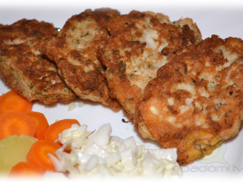 Fotorecepte: Omletītes ar gaļu soli pa solim