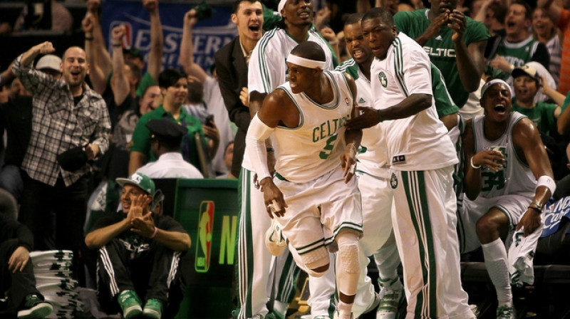 Bostonas ''Celtics'' rezervistu soliņš
 Foto: AP/AFP/Scanpix.