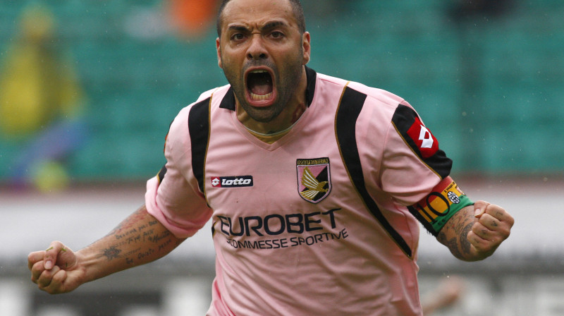 "Palermo" komandas kapteinis Mikoli
Foto: AP/Scanpix