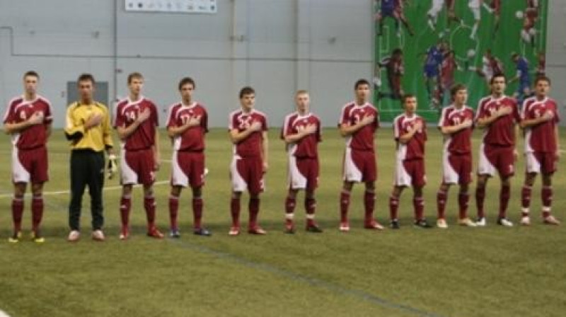 Latvijas U-19 izlase 
Foto: LFF Preses daļa