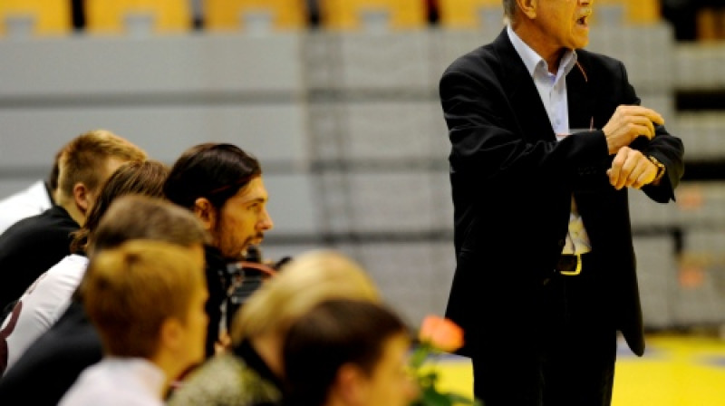 Latvijas izlases treneris Andris Gulbis
Foto: Romāns Kokšarovs, Sporta Avīze, F64
