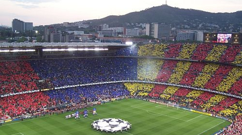 ''Nou camp'' stadions
Foto: AFP