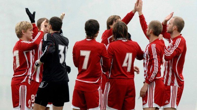 "Liepājas Metalurga" futbolisti
Foto: Romans Kokšarovs, Sporta Avīze, f64