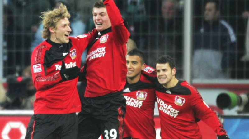 Leverkūzenes "Bayer 04" līksmo
Foto: AFP/Scanpix