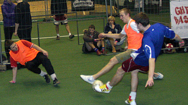 "Ghetto Basket Winter Edition" ielu futbols
Foto: Renārs Buivids