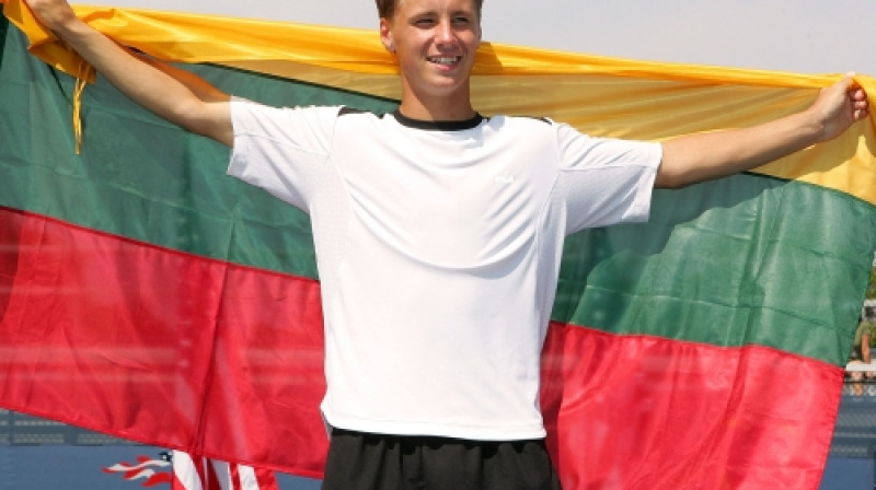 2007. gadā lietuvietis Ričards Beraņķis triumfēja junioru "US Open" turnīrā
Foto: AFP/Scanpix