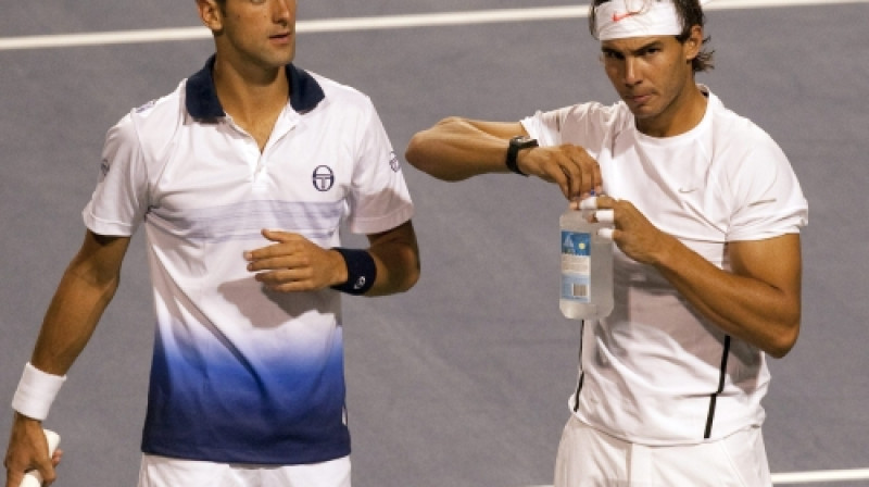 Novaks Džokovičs un Rafaels Nadals
Foto: AP/Scanpix