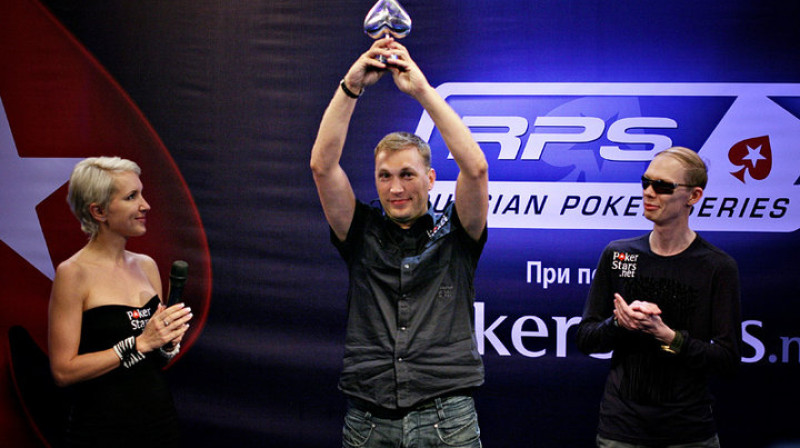 Russian Poker Series Rīgā uzvarētājs, Aleksandrs Kupermans, no Tartu Igaunijā