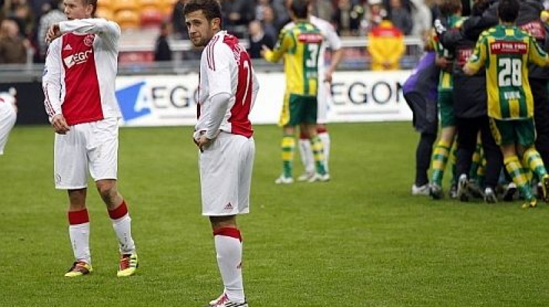 ''Ajax'' spēlētāji šokā, ''ADO'' - līksmo
Foto: fcupdate.nl
