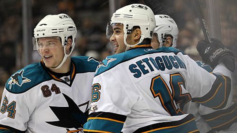 "Sharks" hokejisti
Foto: AP/Scanpix