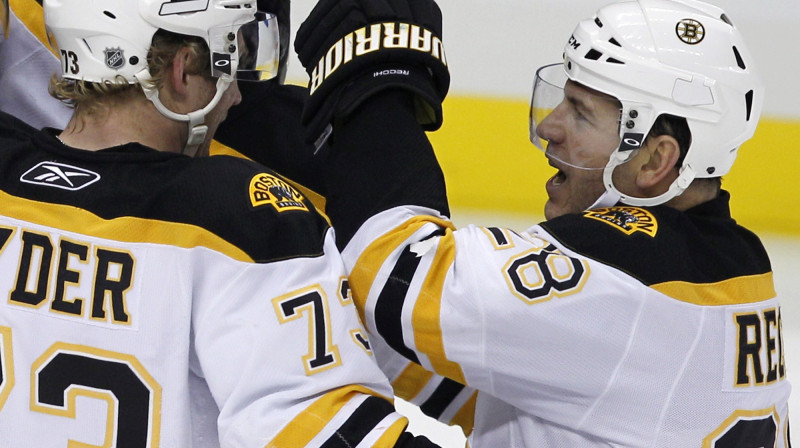 Bostonas "Bruins" hokejisti
Foto: AP/Scanpix